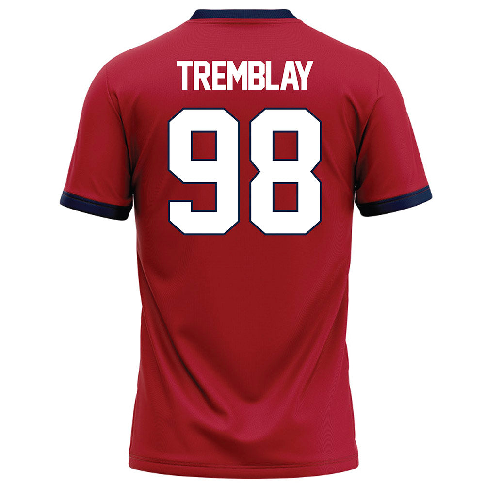 Liberty - NCAA Football : Austin Tremblay - Red Football Jersey-1