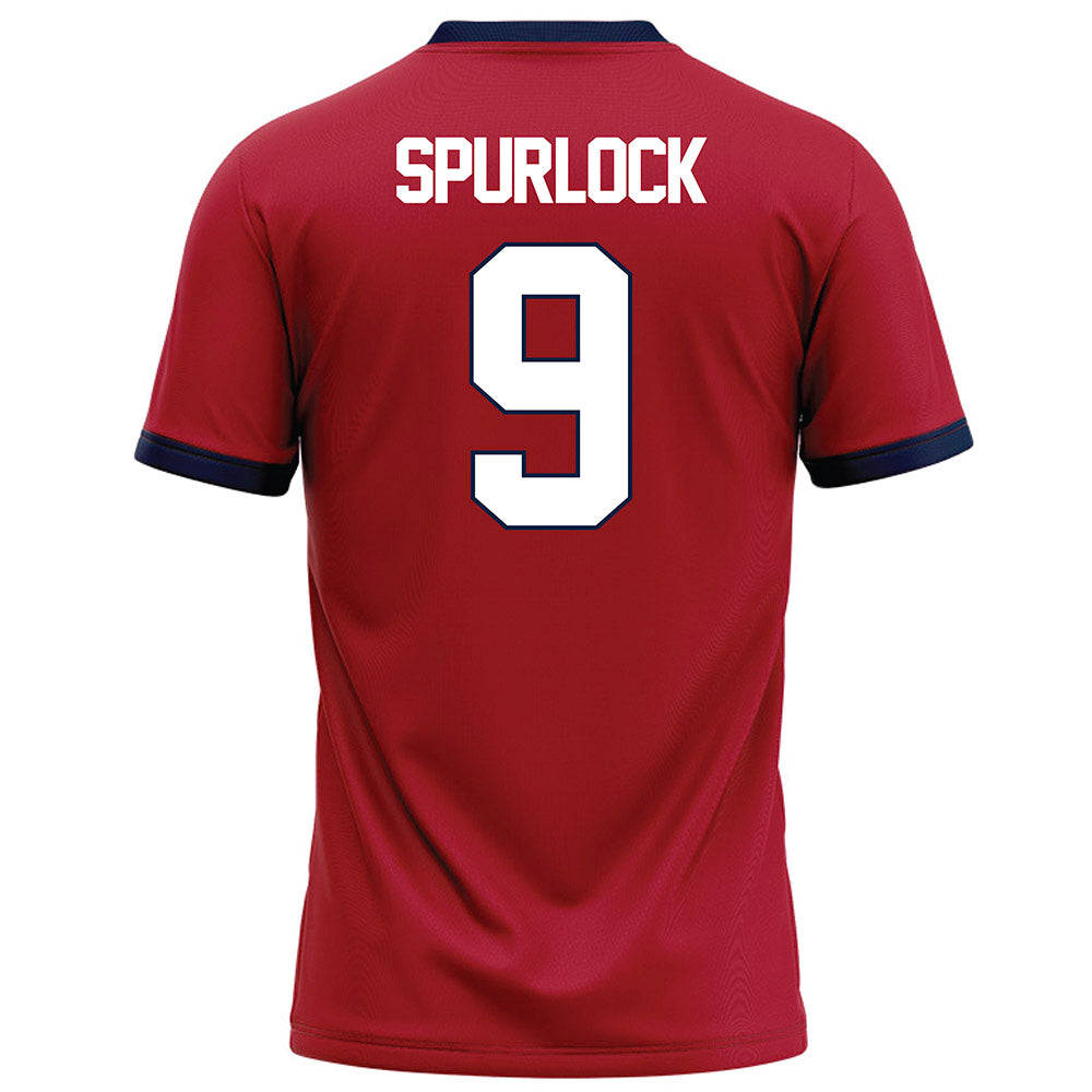 Liberty - NCAA Football : Deuce Spurlock - Red Football Jersey-1