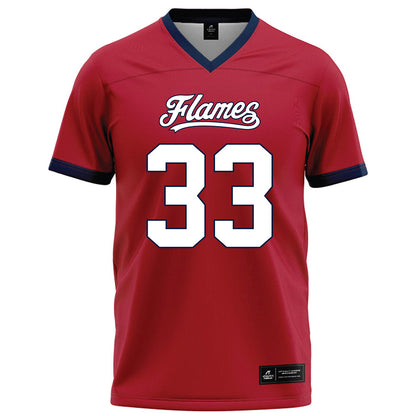 Liberty - NCAA Football : Aidan Vaughan - Red Football Jersey