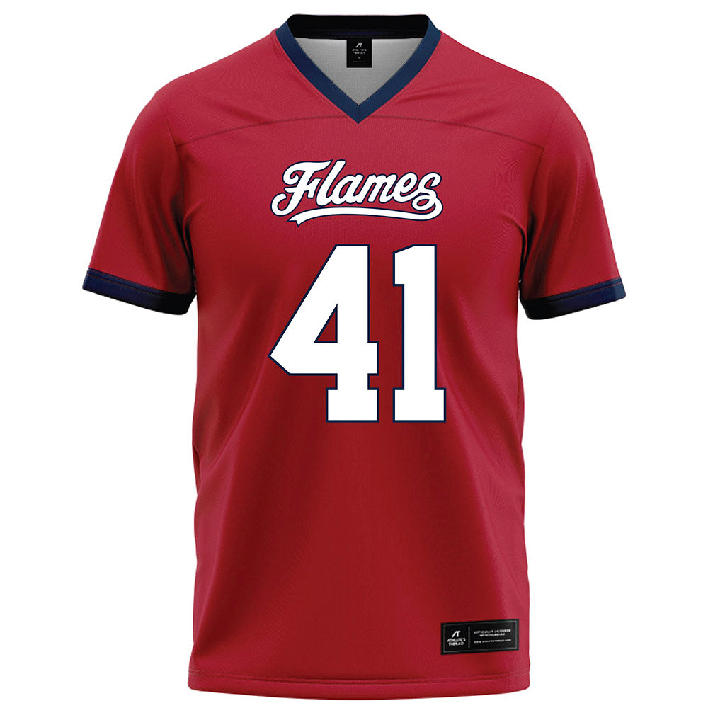 Liberty - NCAA Football : Greg Rivera - Red Football Jersey-0