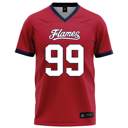 Liberty - NCAA Football : Xavier Reid - Red Football Jersey-0