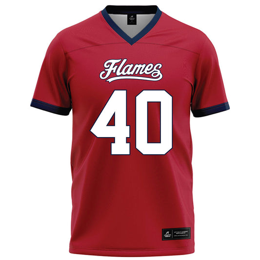 Liberty - NCAA Football : Christopher Law - Red Football Jersey-0