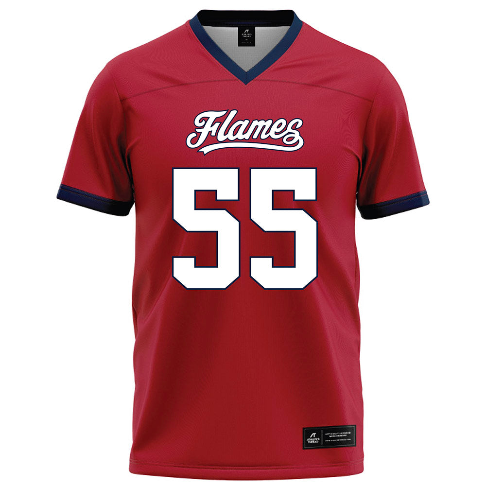 Liberty - NCAA Football : Henry Hicks - Red Football Jersey-0