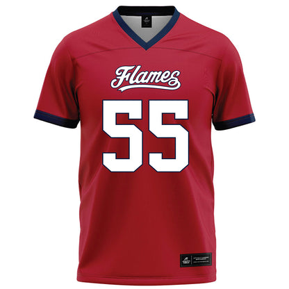 Liberty - NCAA Football : Henry Hicks - Red Football Jersey-0