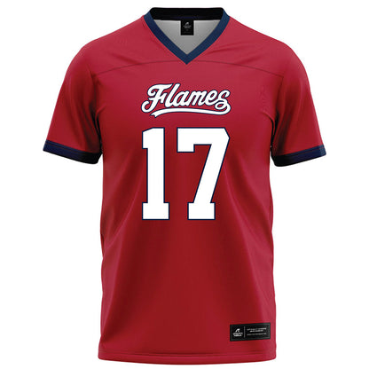 Liberty - NCAA Football : Jayden Davis - Red Football Jersey-0