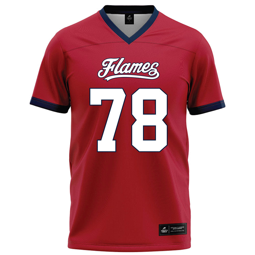 Liberty - NCAA Football : Blake Heckmann - Red Football Jersey-0