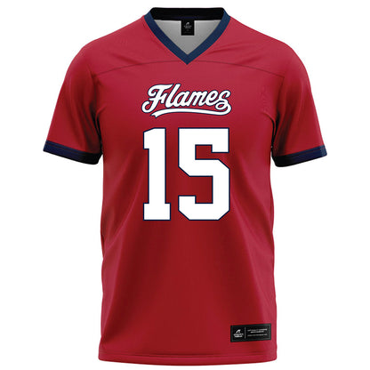 Liberty - NCAA Football : Ethan Vasko - Red Football Jersey-0