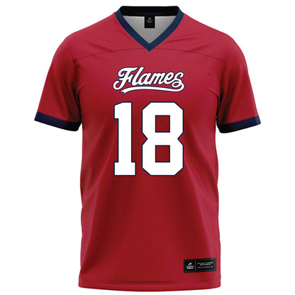 Liberty - NCAA Football : Aaron Hester - Red Football Jersey-0