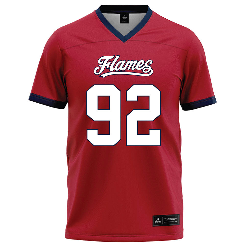 Liberty - NCAA Football : John Custis - Red Football Jersey-0