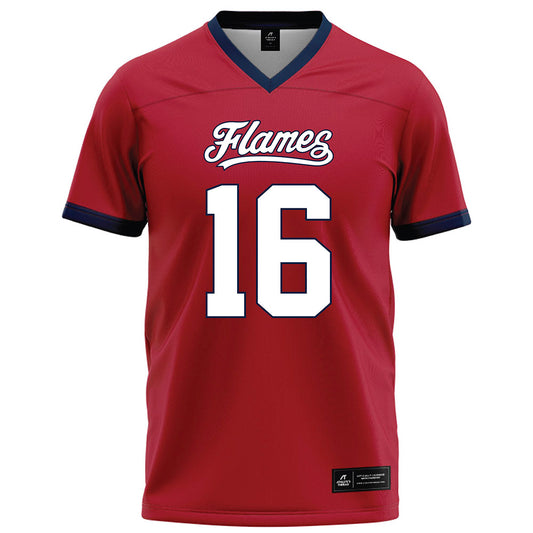 Liberty - NCAA Football : Jiquavious Marshall - Red Football Jersey-0