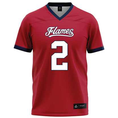 Liberty - NCAA Football : Jiquavious Marshall - Red Football Jersey-0