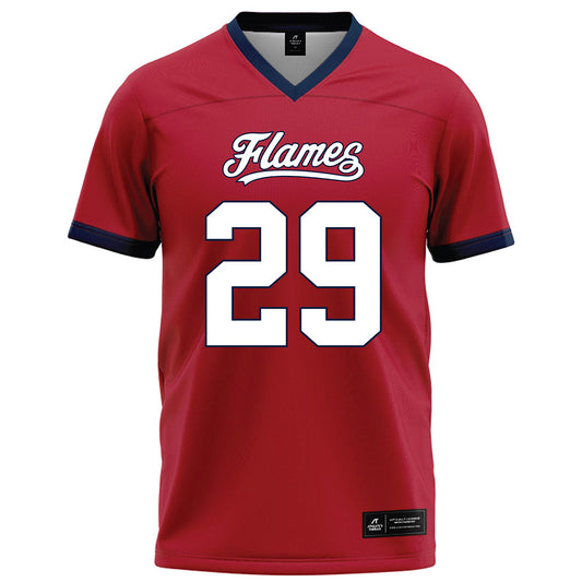 Liberty - NCAA Football : Justin Marshall - Red Football Jersey-0