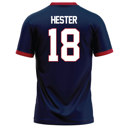 Liberty - NCAA Football : Aaron Hester - Navy Football Jersey-1