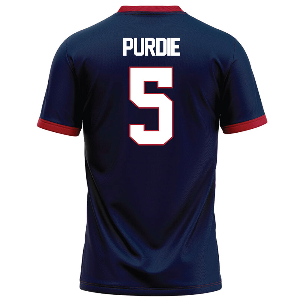 Liberty - NCAA Football : Deshawn Purdie - Navy Football Jersey-1