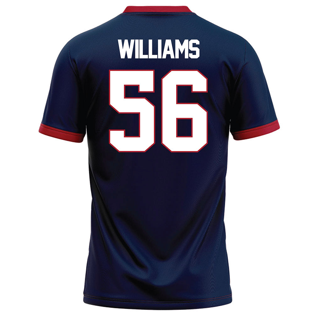 Liberty - NCAA Football : Christian Williams - Navy Football Jersey-1