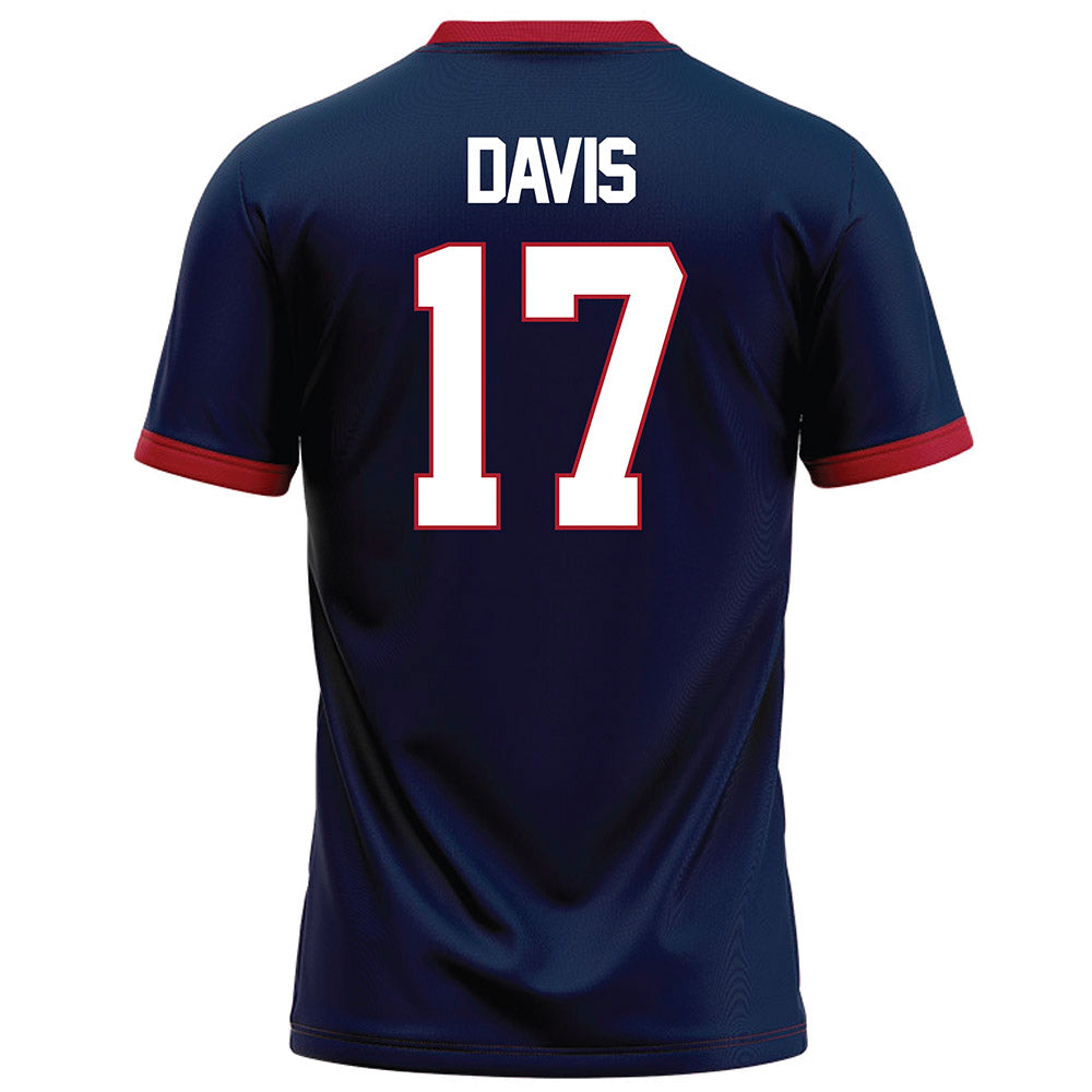 Liberty - NCAA Football : Jayden Davis - Navy Football Jersey-1
