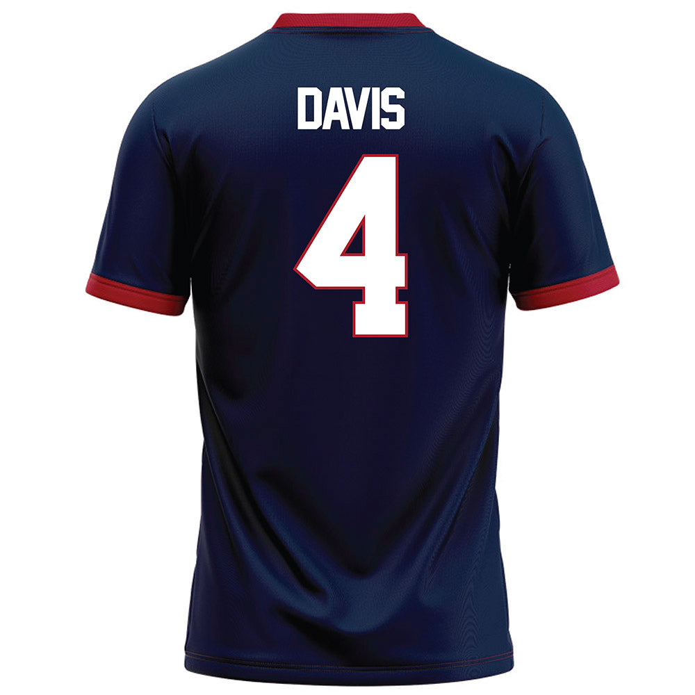 Liberty - NCAA Football : Kam Davis - Navy Football Jersey-1