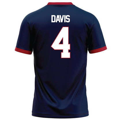 Liberty - NCAA Football : Kam Davis - Navy Football Jersey-1