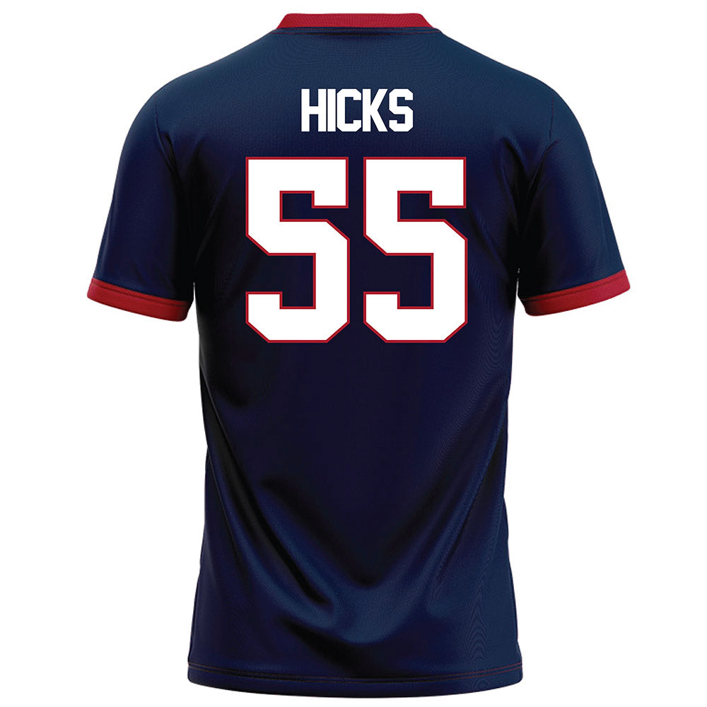Liberty - NCAA Football : Henry Hicks - Navy Football Jersey-1