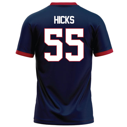 Liberty - NCAA Football : Henry Hicks - Navy Football Jersey-1
