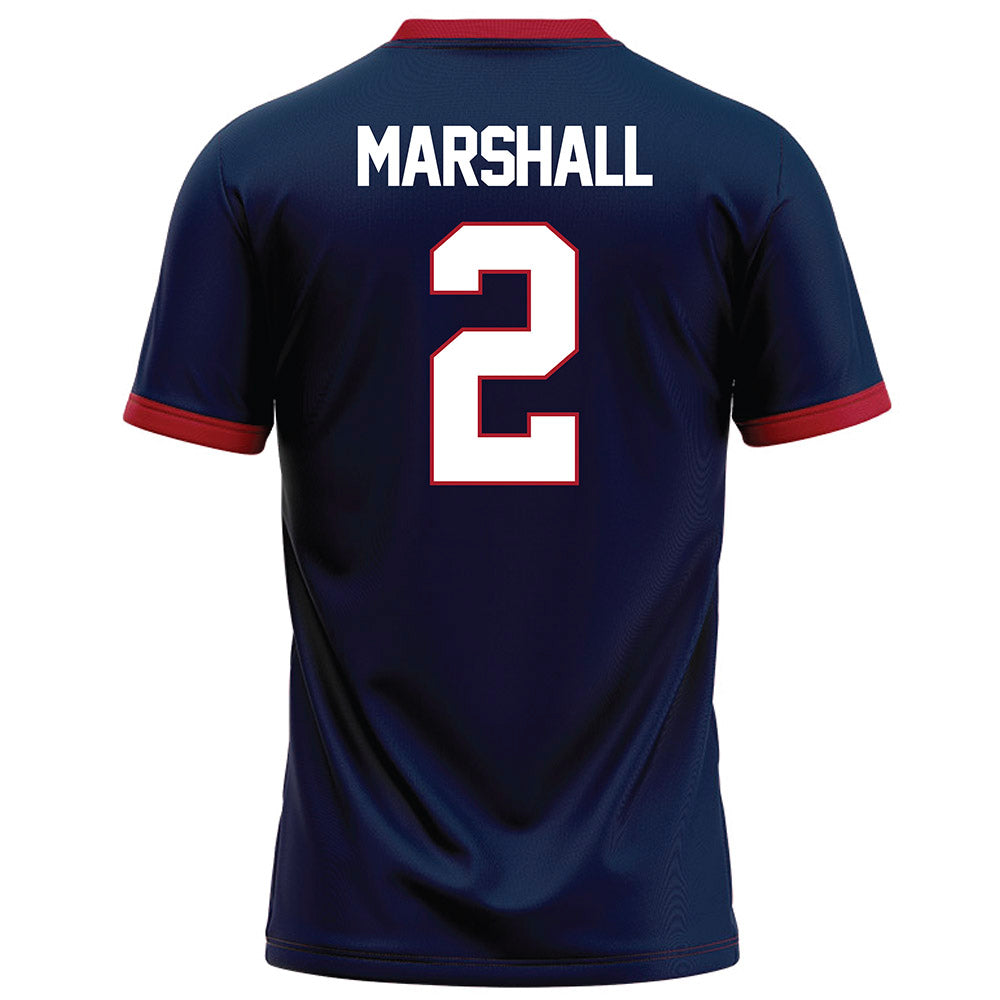 Liberty - NCAA Football : Jiquavious Marshall - Navy Football Jersey-1