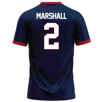 Liberty - NCAA Football : Jiquavious Marshall - Navy Football Jersey-1