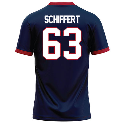Liberty - NCAA Football : Daniel Schiffert - Navy Football Jersey-1