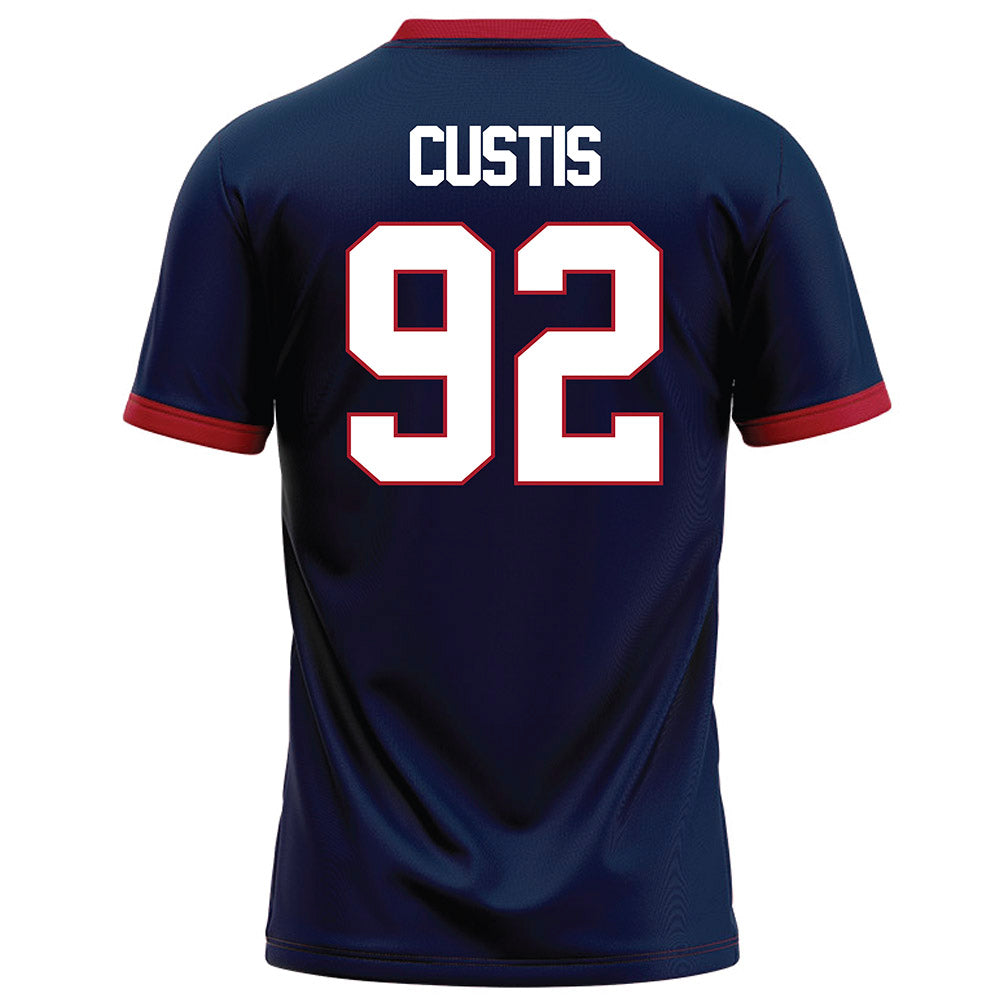 Liberty - NCAA Football : John Custis - Navy Football Jersey-1