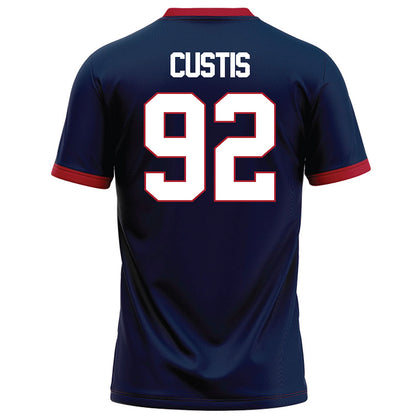 Liberty - NCAA Football : John Custis - Navy Football Jersey-1