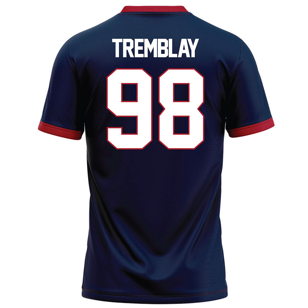Liberty - NCAA Football : Austin Tremblay - Navy Football Jersey-1