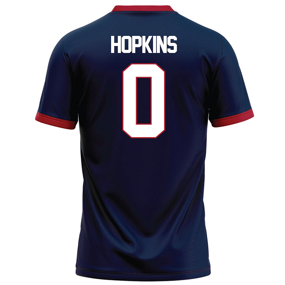 Liberty - NCAA Football : D-Icey Hopkins - Navy Football Jersey-1