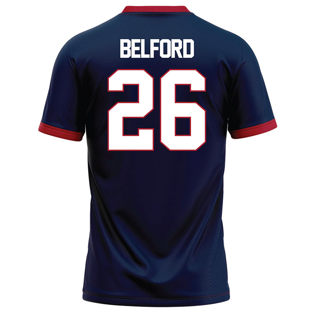 Liberty - NCAA Football : Jaylin Belford - Navy Football Jersey-1