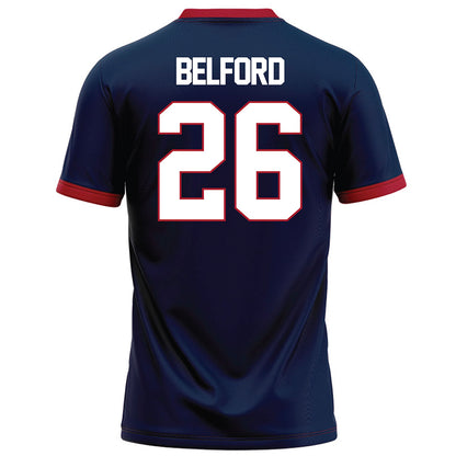 Liberty - NCAA Football : Jaylin Belford - Navy Football Jersey-1