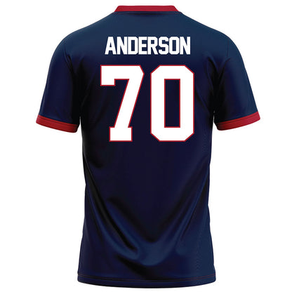 Liberty - NCAA Football : Austin Anderson - Navy Football Jersey-1