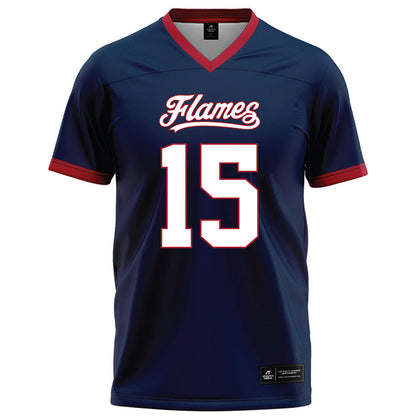 Liberty - NCAA Football : Ethan Vasko - Navy Football Jersey-0