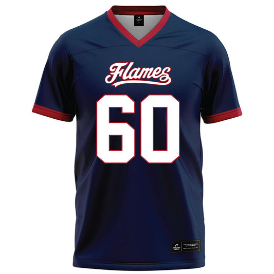 Liberty - NCAA Football : Joep Engbers - Navy Football Jersey-0