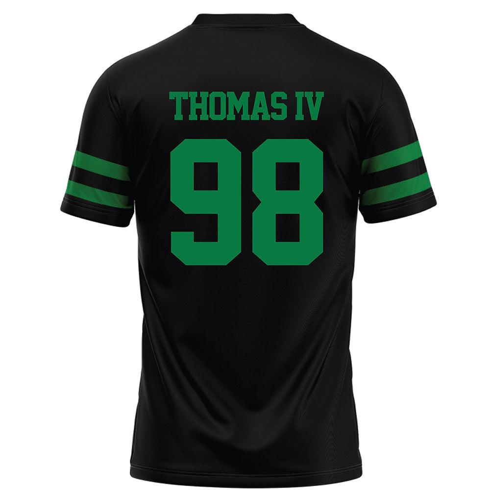 North Texas - NCAA Football : Curlee Thomas IV - Black Football Jersey-1