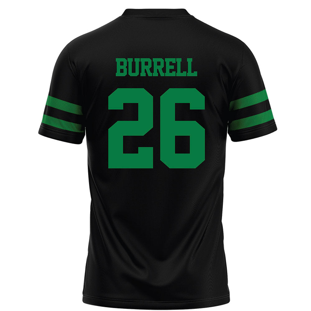 North Texas - NCAA Football : Smaje Burrell - Black Football Jersey-1