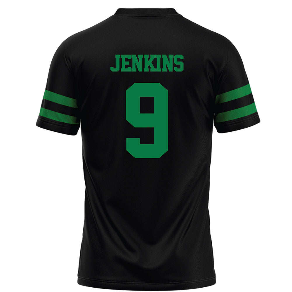 North Texas - NCAA Football : Cameren Jenkins - Black Football Jersey-1