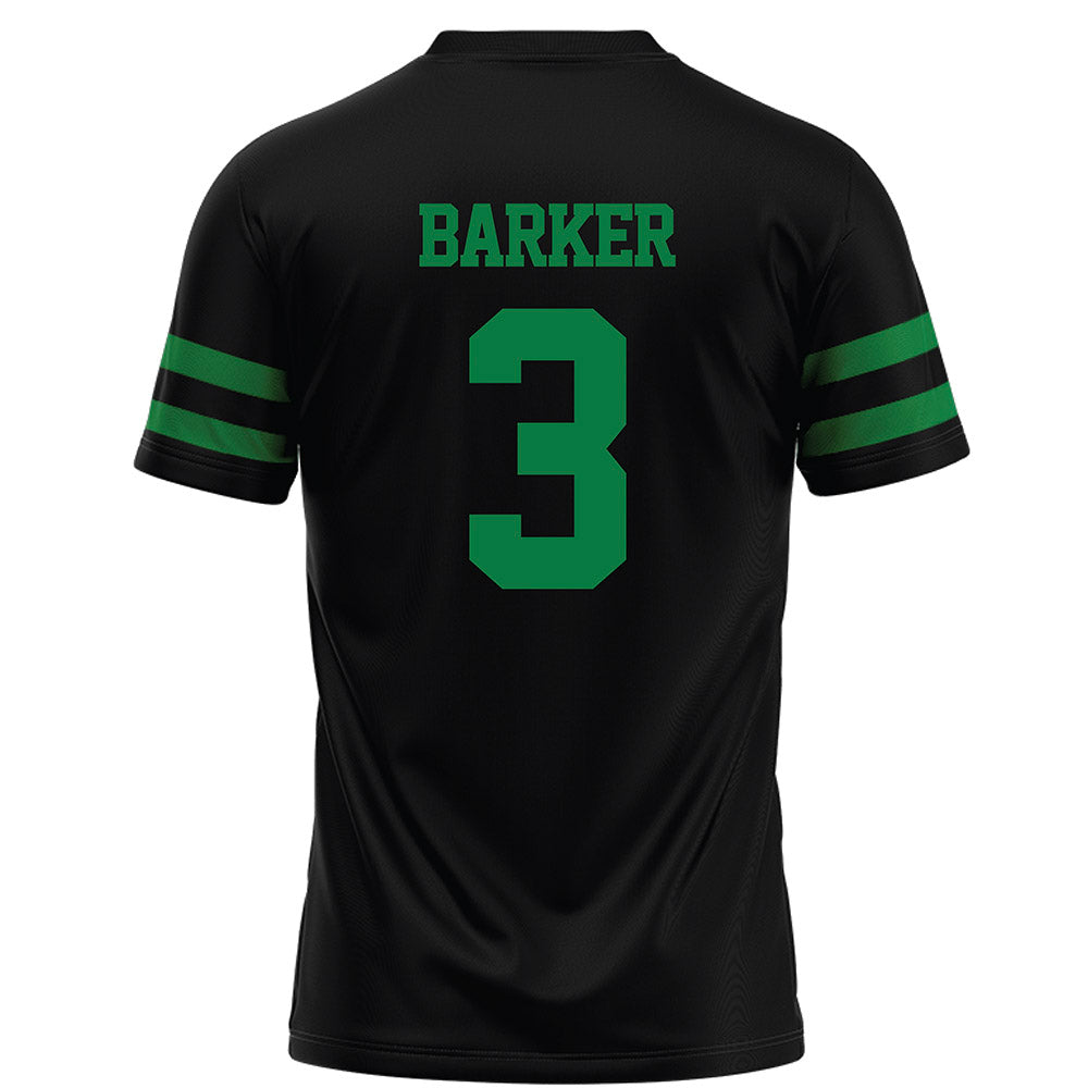 North Texas - NCAA Football : Zakye Barker - Black Football Jersey-1