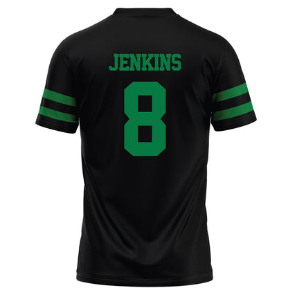 North Texas - NCAA Football : Caden Jenkins - Black Football Jersey-1