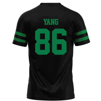 North Texas - NCAA Football : Zach Yang - Black Football Jersey-1