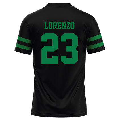 North Texas - NCAA Football : Christian Lorenzo - Black Football Jersey-1