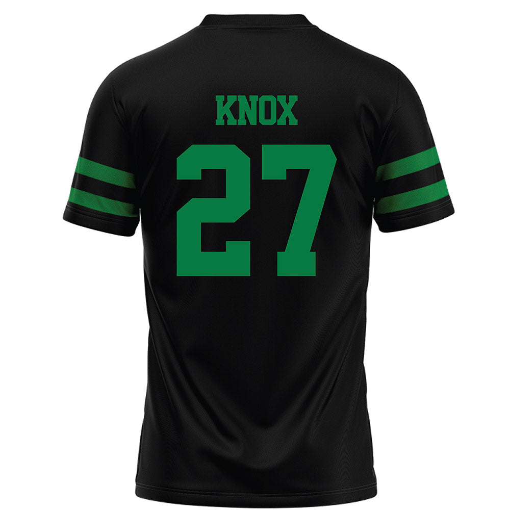 North Texas - NCAA Football : Julian Knox - Black Football Jersey-1