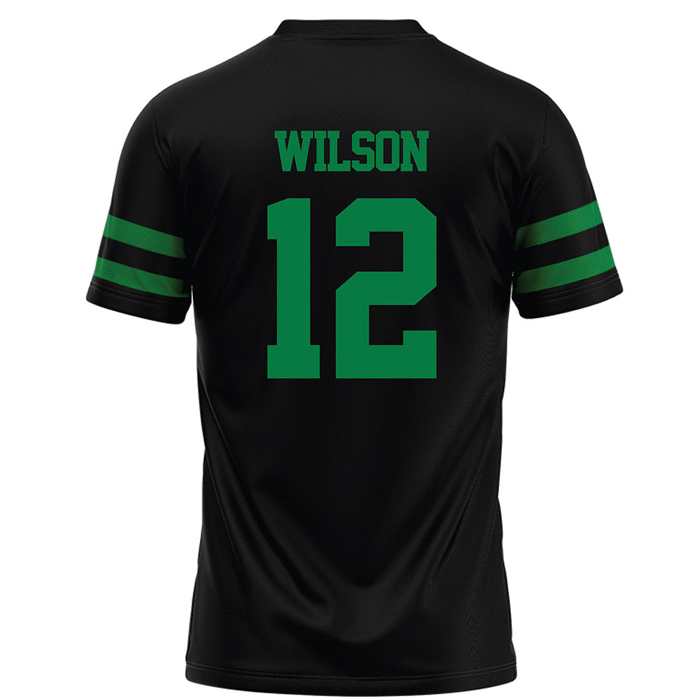 North Texas - NCAA Football : Tyson Wilson - Black Football Jersey-1