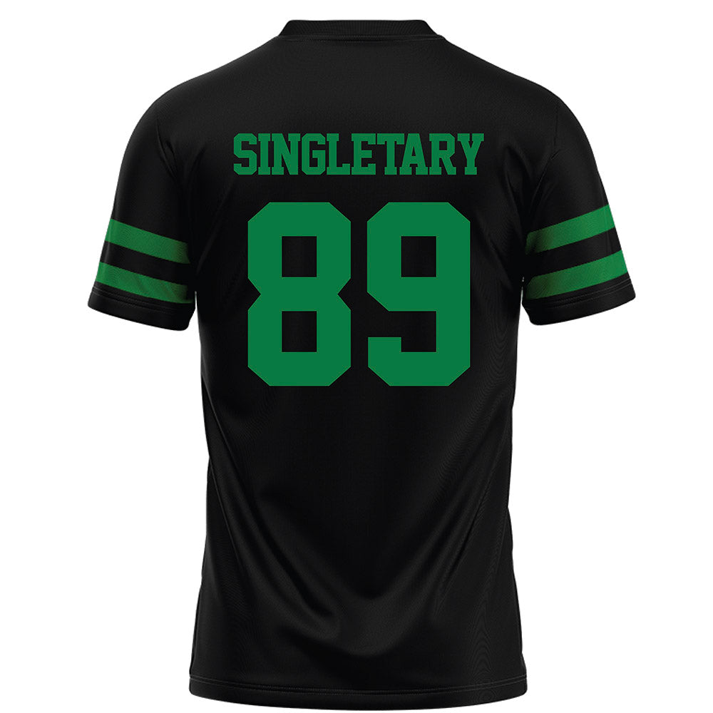 North Texas - NCAA Football : Jerious Singletary - Black Football Jersey-1