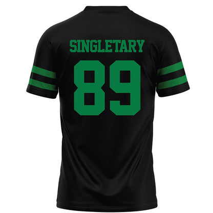 North Texas - NCAA Football : Jerious Singletary - Black Football Jersey-1