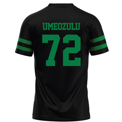 North Texas - NCAA Football : Neto Umeozulu - Black Football Jersey-1