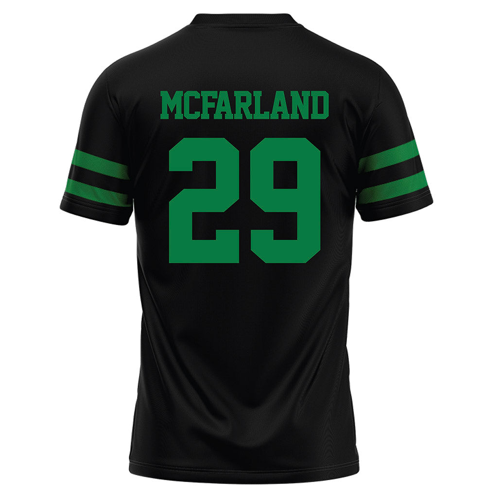 North Texas - NCAA Football : Kamdon McFarland - Black Football Jersey-1