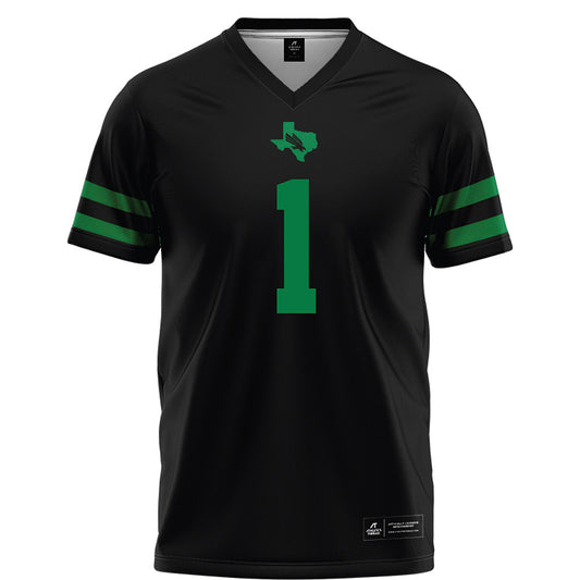 North Texas - NCAA Football : Jahiem White - Black Football Jersey-0